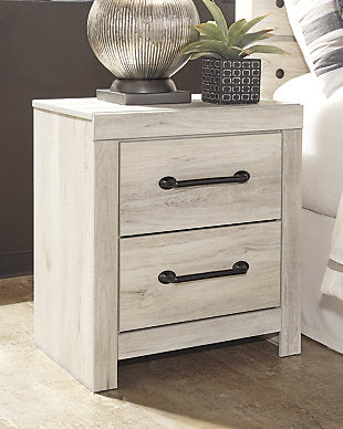 Cambeck 22" 2 Drawer Charging Nightstand