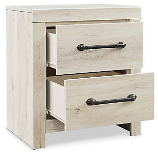 Cambeck 22" 2 Drawer Charging Nightstand