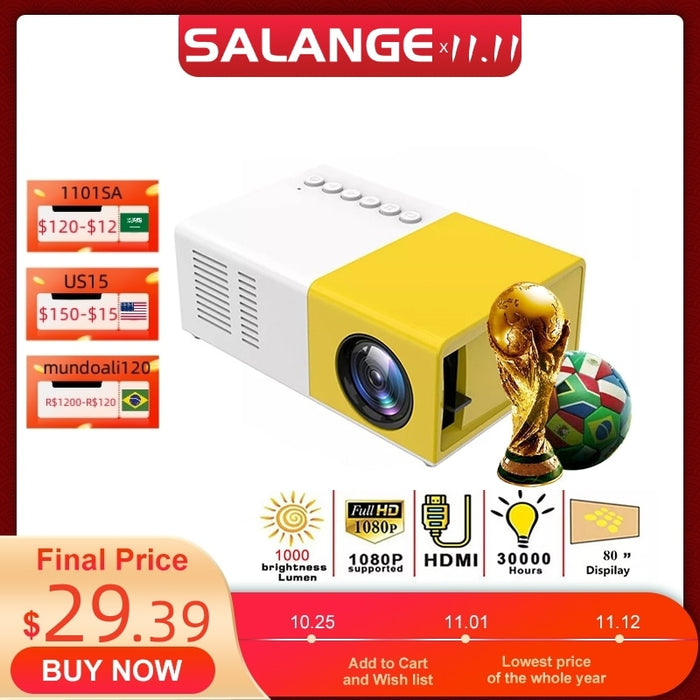 Mini Projector LED Home Media