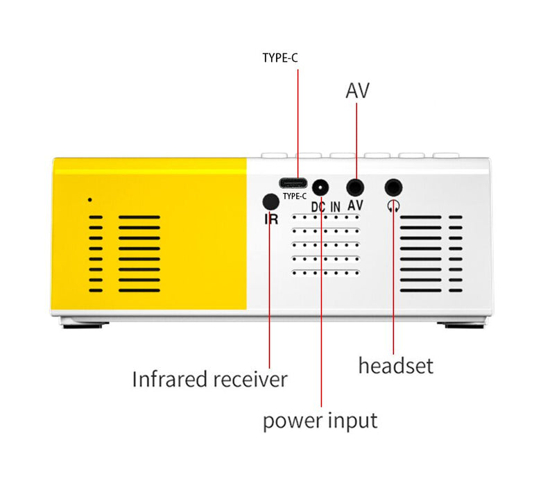 Mini Projector LED Home Media