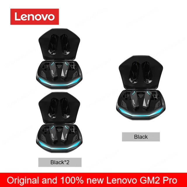 Original Lenovo GM2 Pro 5.3 Earphone Bluetooth Wireless Earbuds Low Latency Headphones HD Call Dual Mode Gaming Headset With Mic